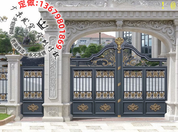 别墅大门_铝艺大门_乡村大门_住宅大门_庭院大门